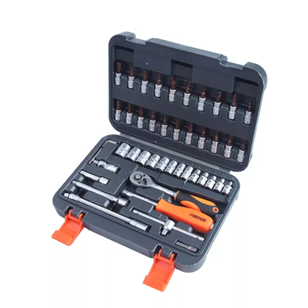 FINDER 46 PCS 1/4 Sockets Set